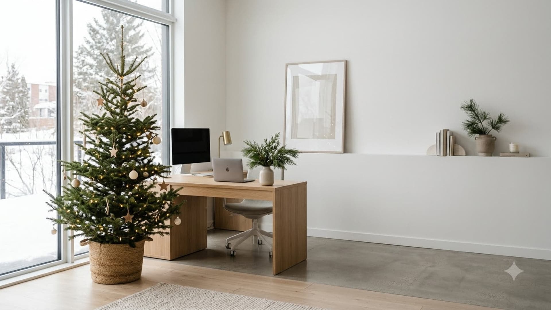 Minimalist Office — funny virtual background for Teams, Zoom and Google Meet