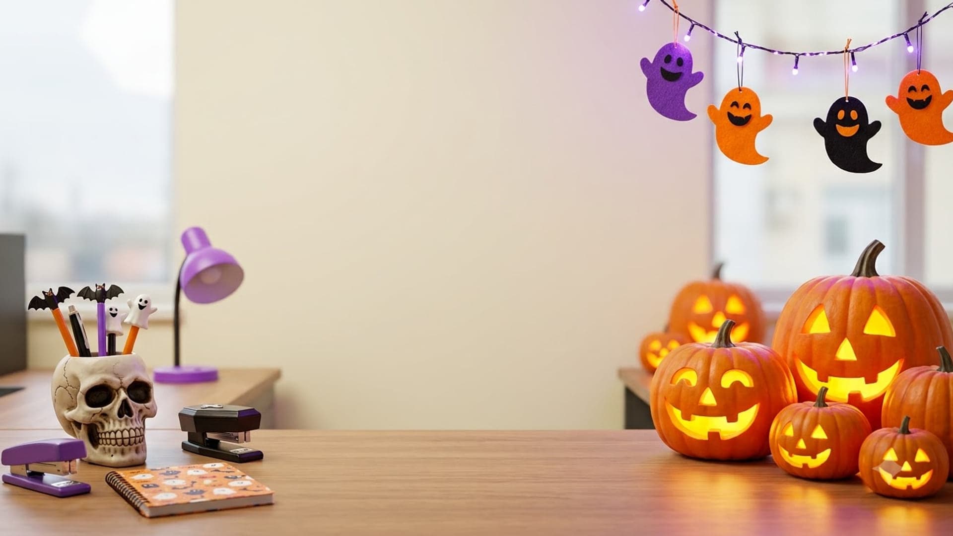 Funny Halloween Office — funny virtual background for Teams, Zoom and Google Meet
